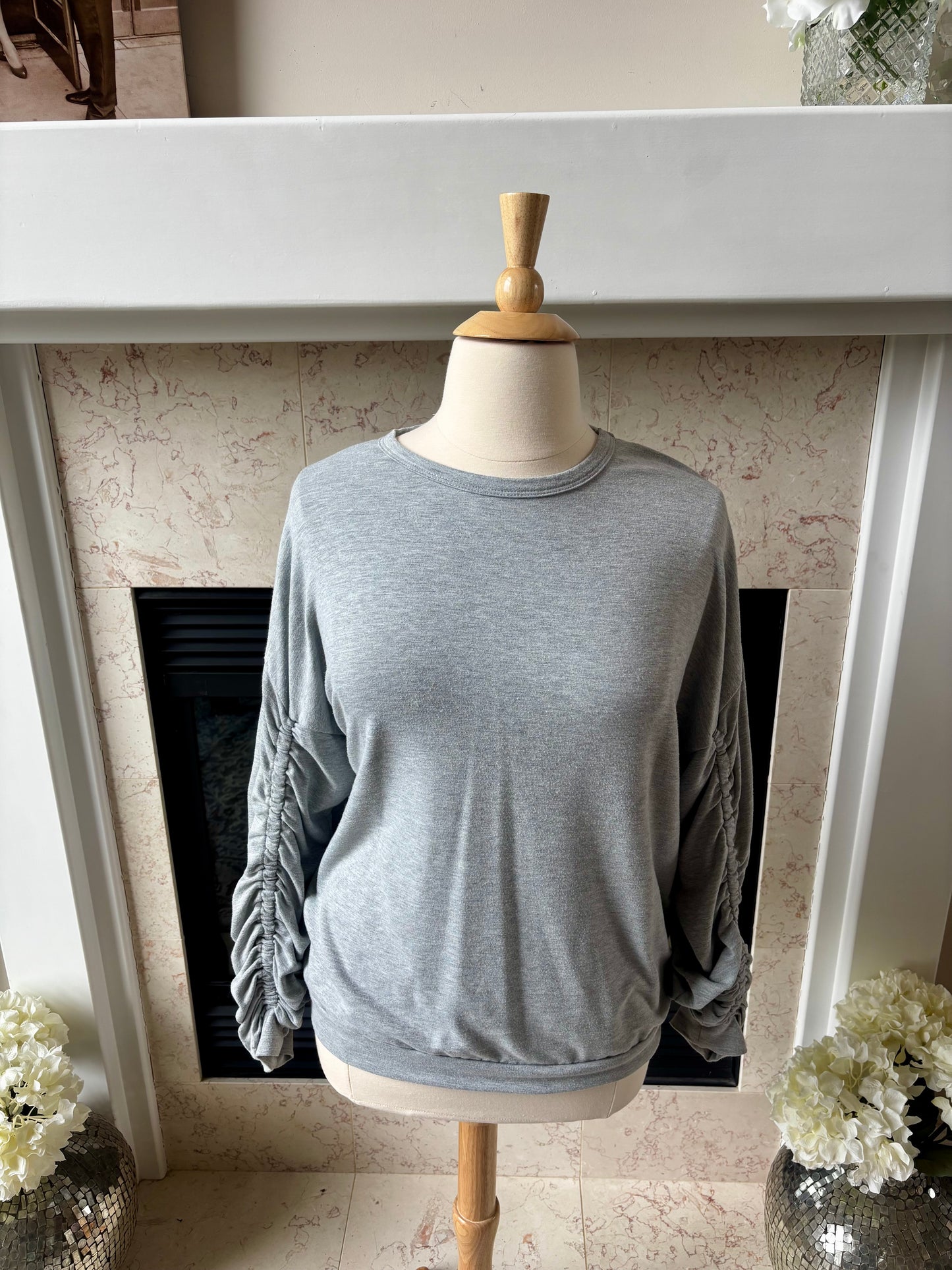 Classic Grey Crew Sweatshirt