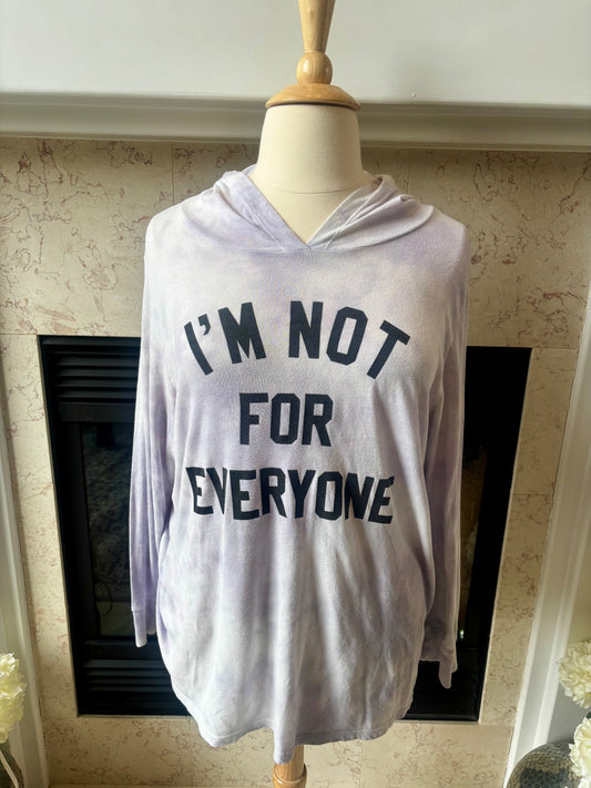 Not for Everyone Tie-Dye Hoodie