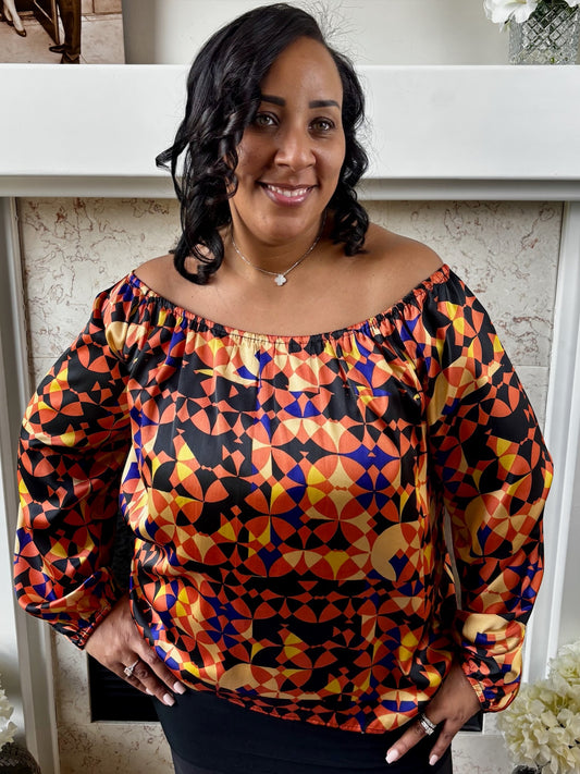 Multi-Color Printed Blouse